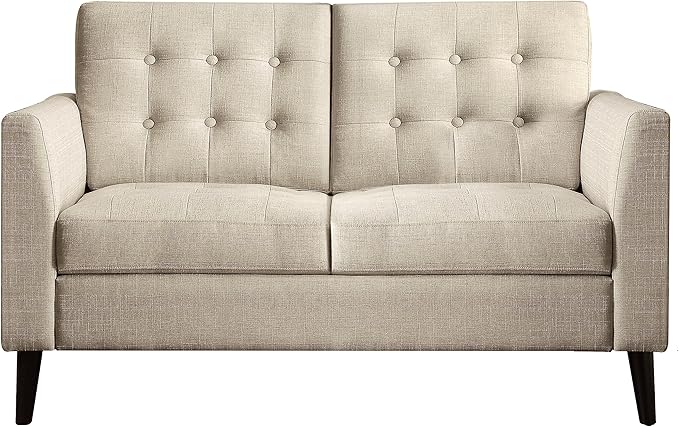 Rosevera Loveseat Sofas for Living Room Loveseat Couch for Living Room Long Couch in a Box Sofa para Sala Love Seats Furniture Sofa in a Box Small Area Couches Couches for Living Room Beige