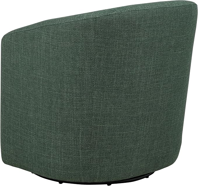 Coaster Home Furnishings - Mossbrook - Wood - Swivel Accent Chair with Barrel Back Foam Cushioning and 360-Degree Rotating Base - Living Room - Green - 903222