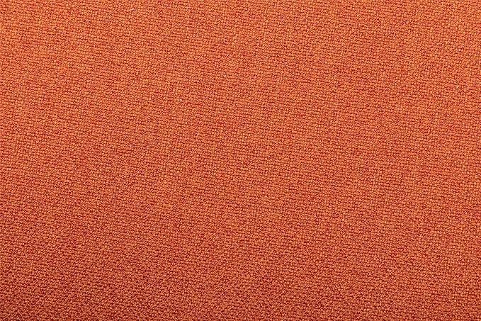 Artificial leather sofa chair barrel-shaped armchair side chair nail head decoration and diamond net backrest suitable for living room bedroom waiting room office and reading chair. (Orange)