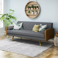 Christopher Knight Home GDFStudio Christopher Knight Home Aidan Mid Century Modern Tufted Fabric Sofa Gray