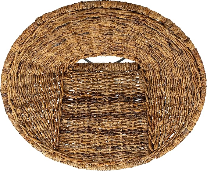 Safavieh Home Sierra Coastal Natural Rattan and Dark Steel Round Accent Chair