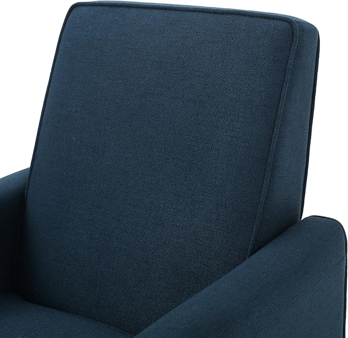 Great Deal Furniture Jeffrey Navy Blue Fabric Recliner Club Chair