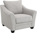 Coaster Home Furnishings - Tomkins - Wood - Upholstered Accent Chair with Sloped Arms Reversible Back Cushion and Block Legs - Living Room - Light Grey - 509673