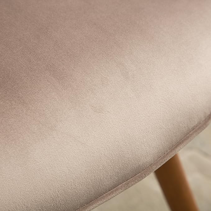 Roundhill Furniture Doarnin Contemporary Silky Velvet Tufted Button Back Accent Chair Taupe