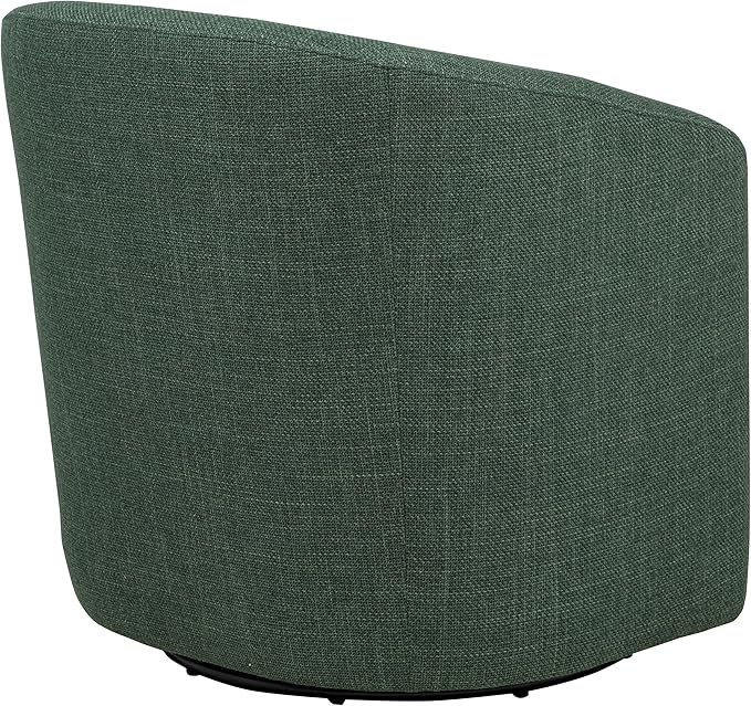 Coaster Home Furnishings - Mossbrook - Wood - Swivel Accent Chair with Barrel Back Foam Cushioning and 360-Degree Rotating Base - Living Room - Green - 903222