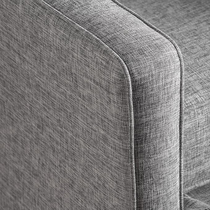 Christopher Knight Home Mervynn Mid-Century Modern Fabric Recliners 2-Pcs Set Light Grey Tweed