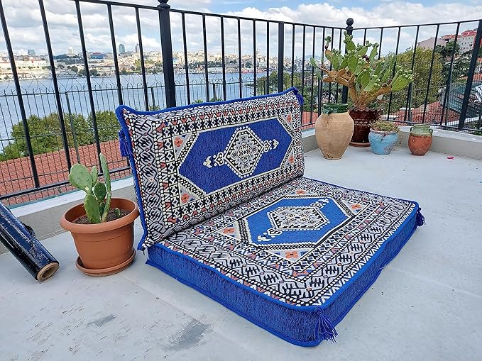 arabicsofa Small Floor Sofa – Handmade Low Seating Majlis Style Turkish Modular Sofas
