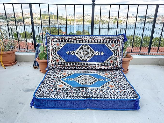 arabicsofa Small Floor Sofa – Handmade Low Seating Majlis Style Turkish Modular Sofas
