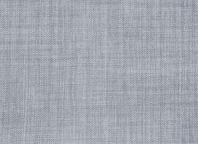 NewCosmos Living Room Furniture Armless Chair Light Grey Dorris Fabric 1pc Cushion Armless Chair Wooden Legs