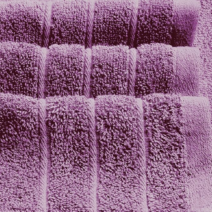 Tens Towels Pack of 2 Extra Large Bath Sheets 35 x 70 Inches 100% Cotton Larger &amp Lighter Weight Quicker to Dry Super Soft &amp Absorbent Oversized Bath Towels Purple