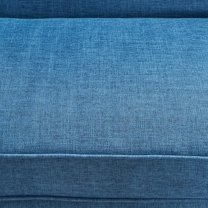 Christopher Knight Home Mariah Mid-Century Modern Loveseat Muted Blue